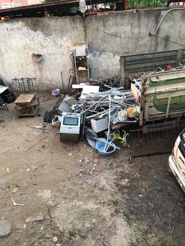 fabrika hurdası saha uygulaması